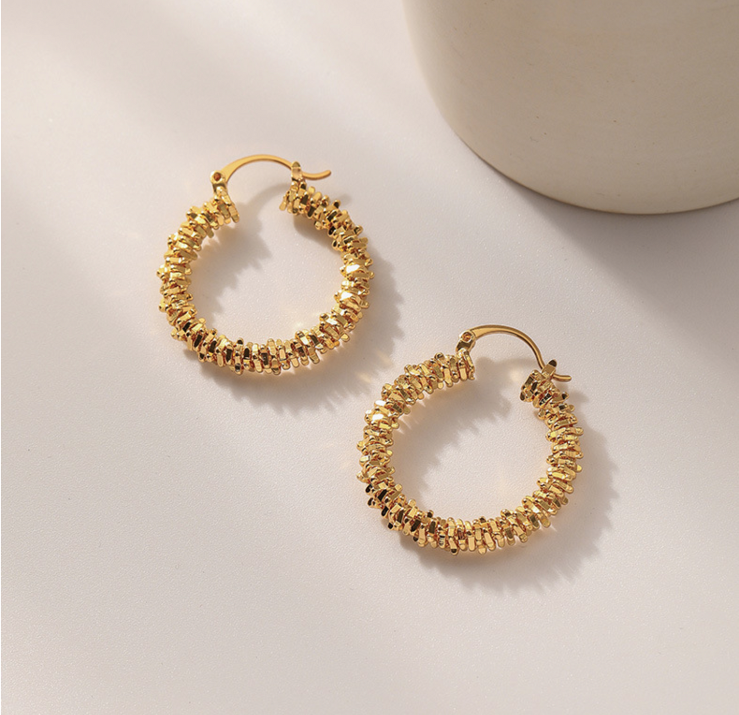 UPGLAM c-shaped earrings fashion high fashion niche design earrings